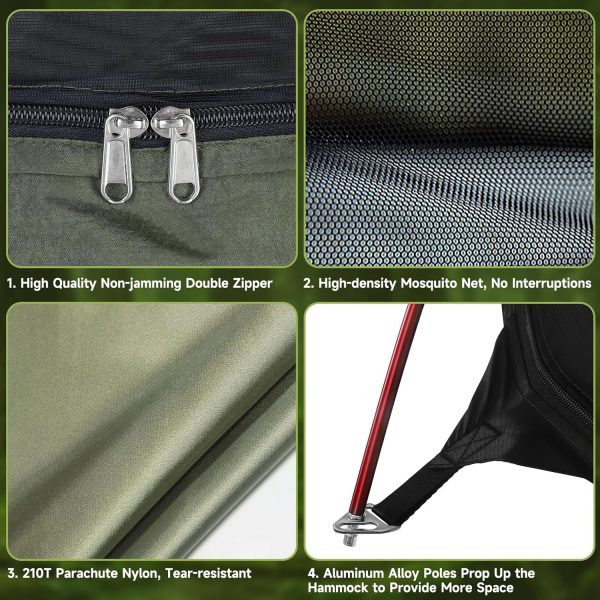 COVACURE Camping Hammock - Lightweight Double Hammock, Hammock Tent, - Image 5