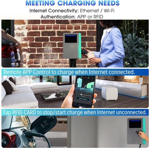 Level 2 EV Charger 50 Amp Home Hardwire, UL Listed & FCC & Energy Star - Image 5