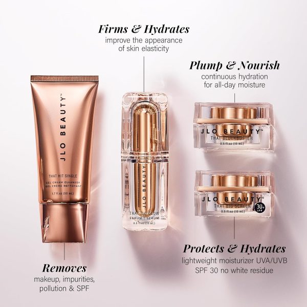 JLO BEAUTY That JLo Essentials Kit | Includes Serum, Cleanser, Cream and - Image 2