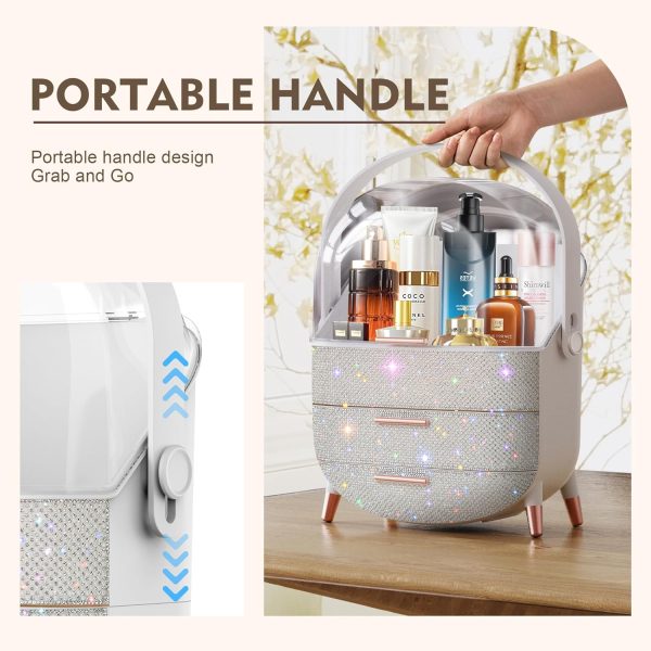Teen Girls Gift Makeup Organizer,Skincare Organizer Jewelry - Image 5