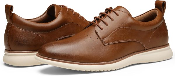 Jousen Mens Dress Shoes Oxfords Casual Retro Classic Comfortable Formal - Image 7