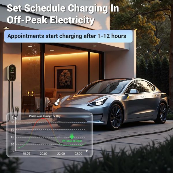 GODIAG Home Level 2 EV Charger, 40Amp, 9.6kw 240V, Wall-Mount Electric - Image 5