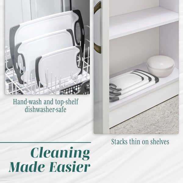 Cutting Boards for Kitchen - BPA-Free Chopping Board - Different Sizes & - Image 5
