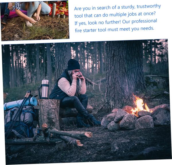2 Packs Jute Silk Camping Lantern Rechargeable Solar Lighter Gel Charcoal - Image 8