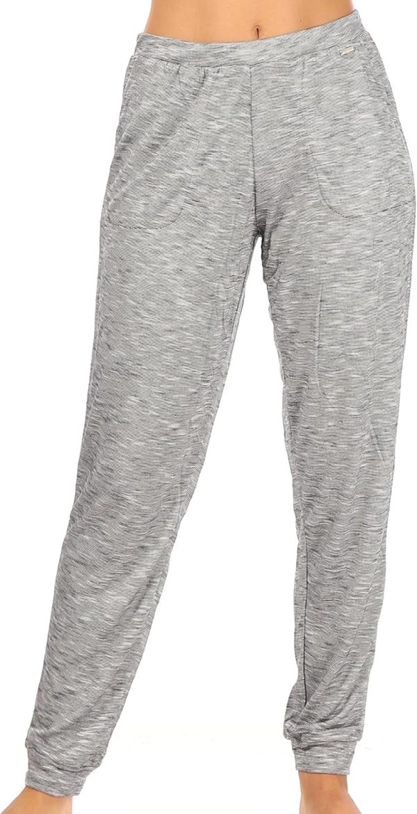 TAHARI Soft Cozy Pajamas for Women, Relaxed Fit Jogger Pajama Pants for - Image 4