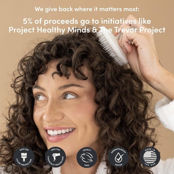 Jupiter Exfoliator Brush For Removing Dandruff & Build-Up - Detangling - Image 6