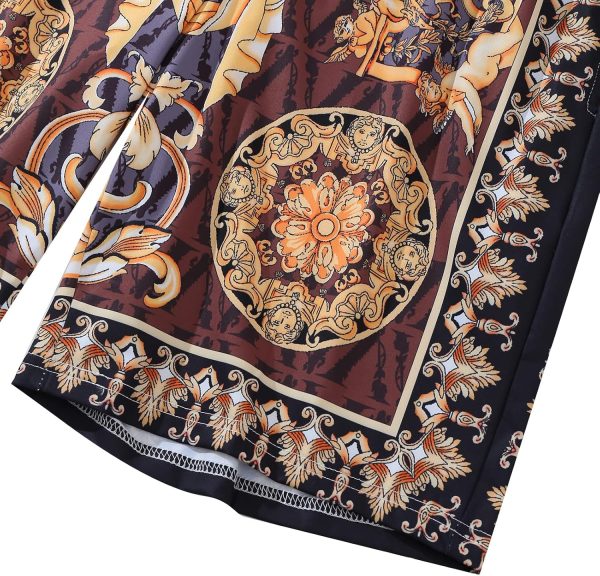 Luxury Brand Mens Printed Elastic Waist Drawstring Quick Dry Stretch Beach - Image 5