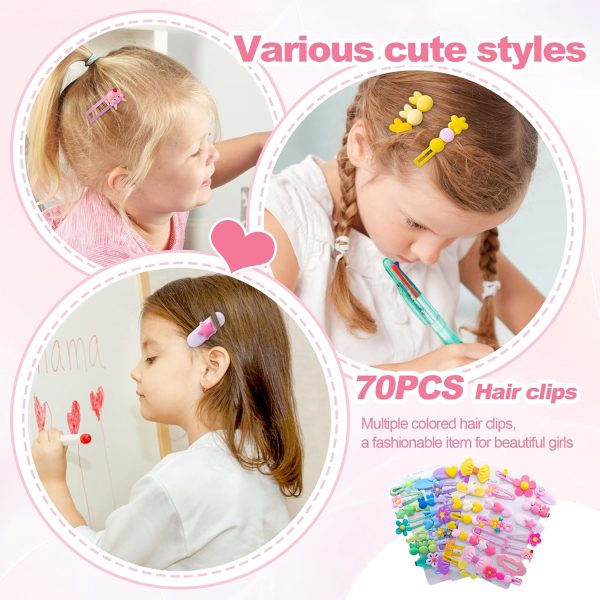 70PCS Girls Hair Clips and hair Accessories for Girls : Cute Toddler, Baby, - Image 4
