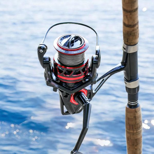 RUNCL Titan II Spinning Reel, Full Metal Body, Max Drag 44LB, 9+1 Shielded - Image 6