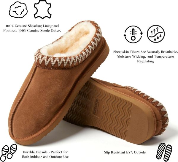 Fireside by Dearfoams Women's Greta Genuine Shearling Indoor Outdoor Clog - Image 5