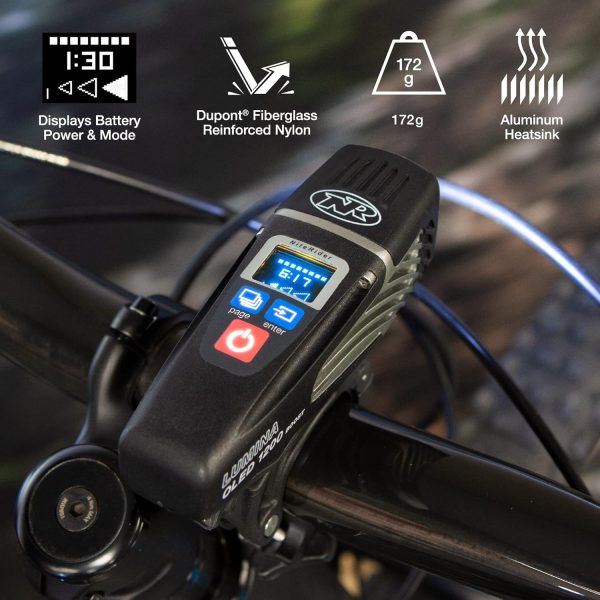 NiteRider Lumina OLED 1200 Boost Headlight - Image 4