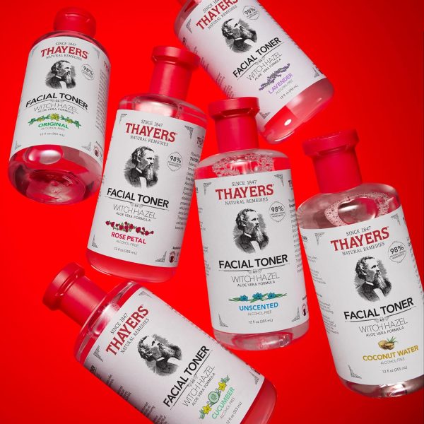 Thayers Alcohol-Free Rose Petal Witch Hazel Facial Toner for Glowing Skin, - Image 8