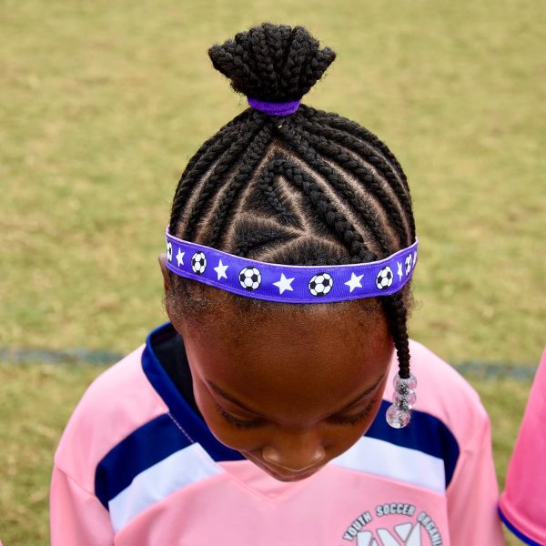 FROG SAC 4 Soccer Headbands for Girls, Adjustable No Slip Sport Head Band - Image 3