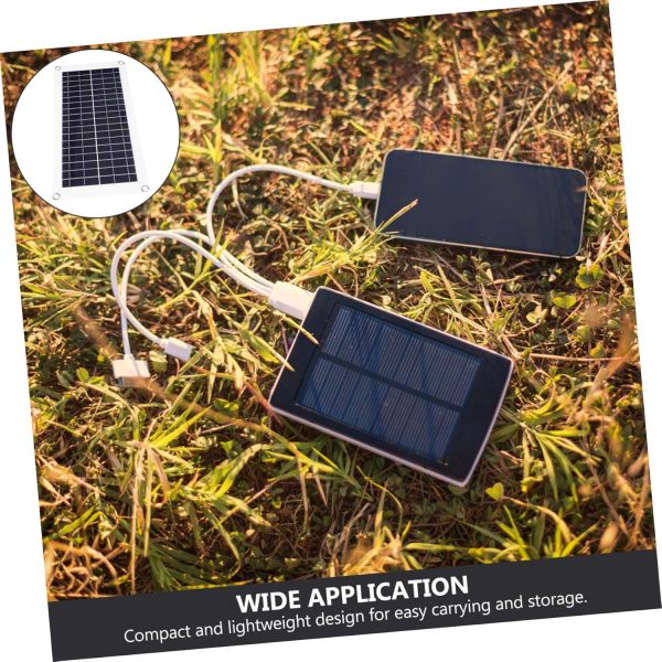 Toddmomy Portable Photovoltaic Solar USB Charger Bank Solar Power Exhaust - Image 4