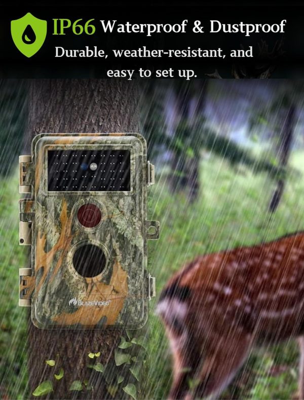 BLAZEVIDEO 2-Pack Game & Trail Camera 48MP 1296P MP4 Video No Glow Night - Image 6