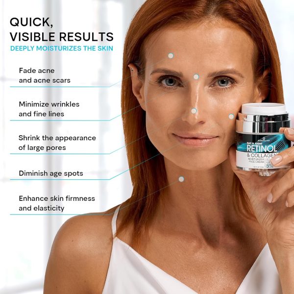 REMEDIAL PAX Face Moisturizer Retinol Cream, Anti Aging Neck Firming Cream, - Image 2