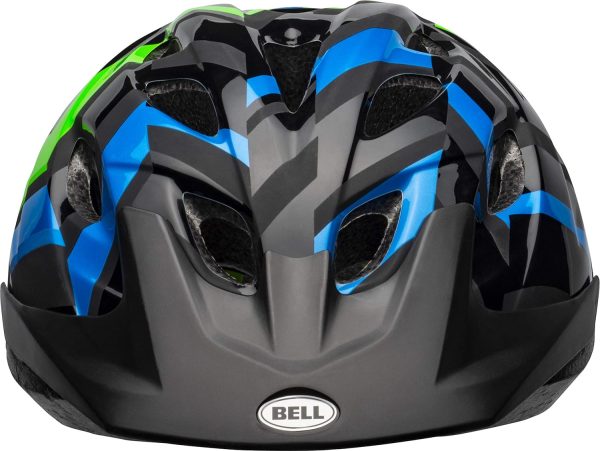 Bell Axle Youth Bike Helmet, Black/Force/Krypto Shifter (7073364) - Image 2