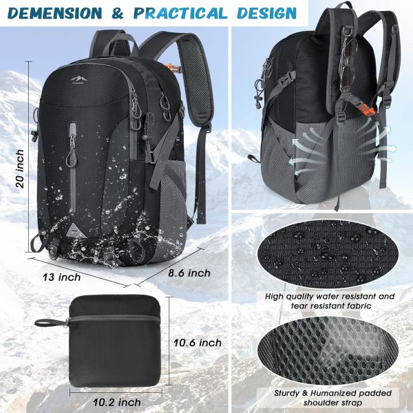 RAINSMORE Hiking Backpack 40L Lightweight Packable Camping Backpack - Image 4