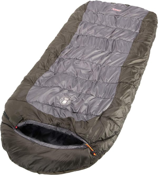 Coleman Big Basin 15°F Big & Tall Sleeping Bag, Cold Weather Sleeping Bag - Image 4