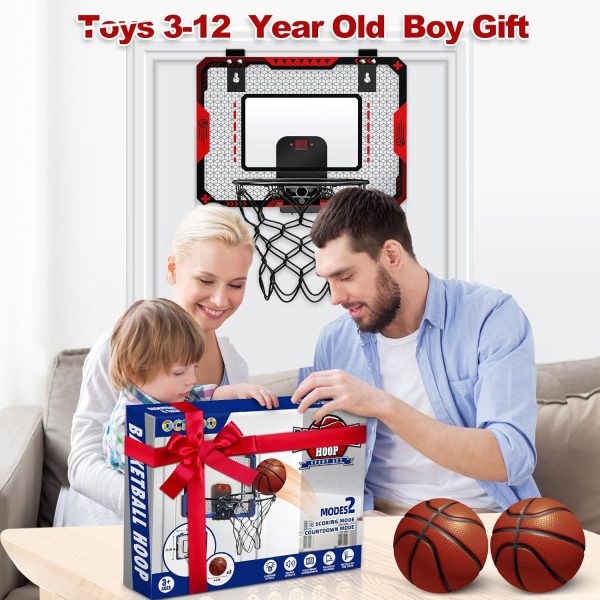 Indoor Basketball Hoop for Kids 5 6 7 8 9 10+Years Old Boys,Mini Basketball - Image 6