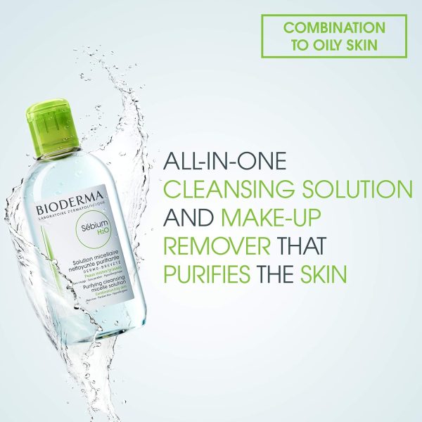 Bioderma - Sébium H2O - Micellar Water - Facial Cleanser and Makeup Remover - Image 3