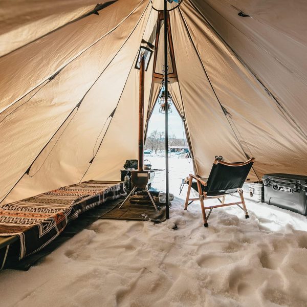 OneTigris Rock Fortress Hot Tent with Stove Jack, 4 Season, 4-6 Person Tipi - Image 8