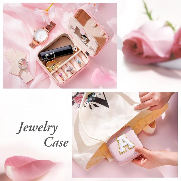 Jewelry Organizer Box, Travel Jewelry Case | Small Ring Earring Necklace - Image 4