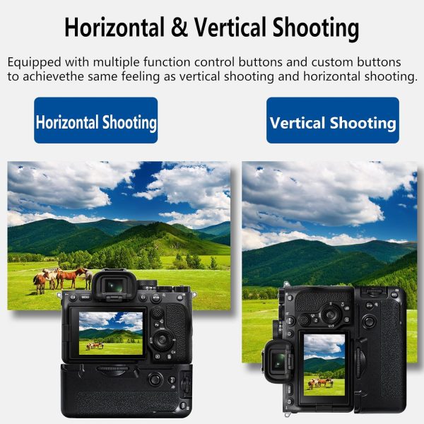VG-C4EM Battery Grip for Sony A7R V A7R IV A9 II A7 IV A7S III A1 - Image 9