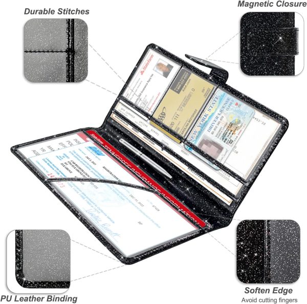 RSAquar Car Registration and Insurance Holder, Vehicle Glove Box Organizer - Image 5