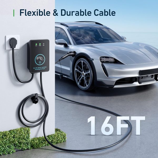 Level 2 EV Charger 48 Amp, 240V 11.5KW NEMA 14-50P J1772 Charger, UL FCC - Image 5