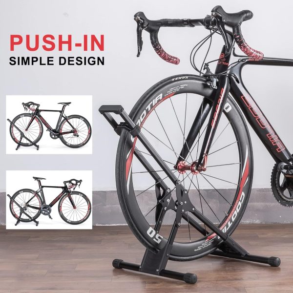 Bike Floor Stand Rack- Indoor Bike Stand for Garage/Home - Bike Storage - Image 6