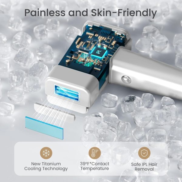 Laser Hair Removal with ICE Cooling, Painless Lasting Hair Removal Device, - Image 2