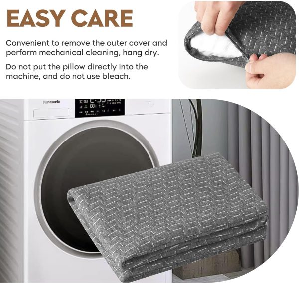 Small Shredded Memory Foam Pillow, Camping Pillow Travel Pillow - - Image 4