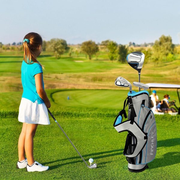 FINCHLEY Kids Golf Clubs Set for Boys & Girls Aged 4-7, Includes Driver, 7# - Image 7