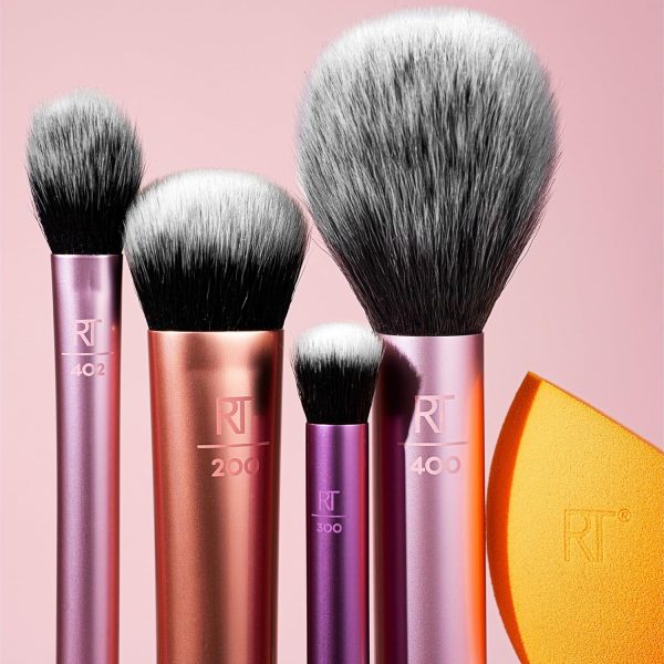 Real Techniques 6 Piece Everyday Essentials Makeup Brush Set, Includes 4 - Image 14