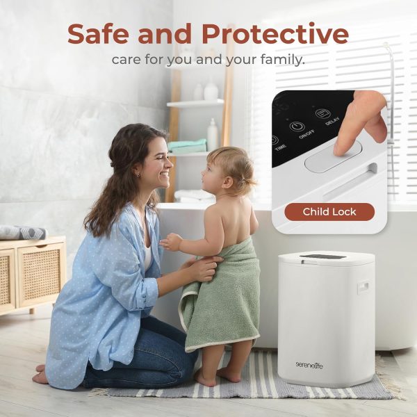 SereneLife Towel Warmers for Bathroom, 23L Luxury Heater, Blanket Warmer - Image 5
