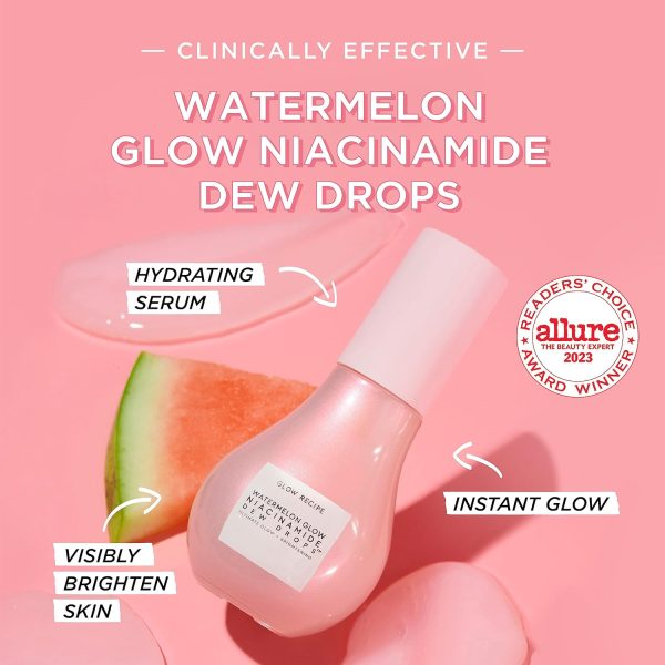 Glow Recipe Watermelon Glow Niacinamide Dew Drops Face Serum - Hydrating - Image 2