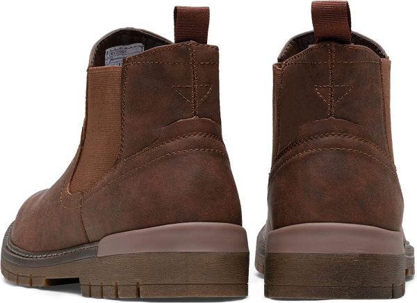 Jousen Chelsea Boots Casual Slip On Ankle Waterproof Mens Boots - Image 8