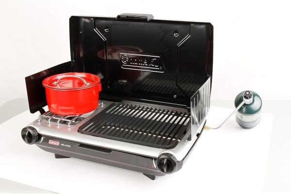 Coleman Tabletop 2-in-1 Camping Grill/Stove, 2-Burner Propane Grill & Stove - Image 9