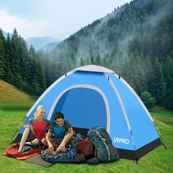 Portable Camping Tent, 2 Person Lightweight Tent,Waterproof Windproof, UV - Image 4
