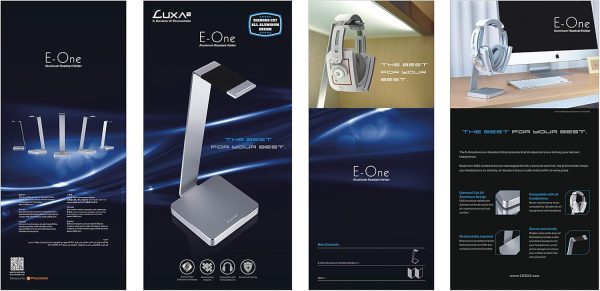E-One Silver Solid-Metal Aluminum Universal Gaming Headphone - Image 9