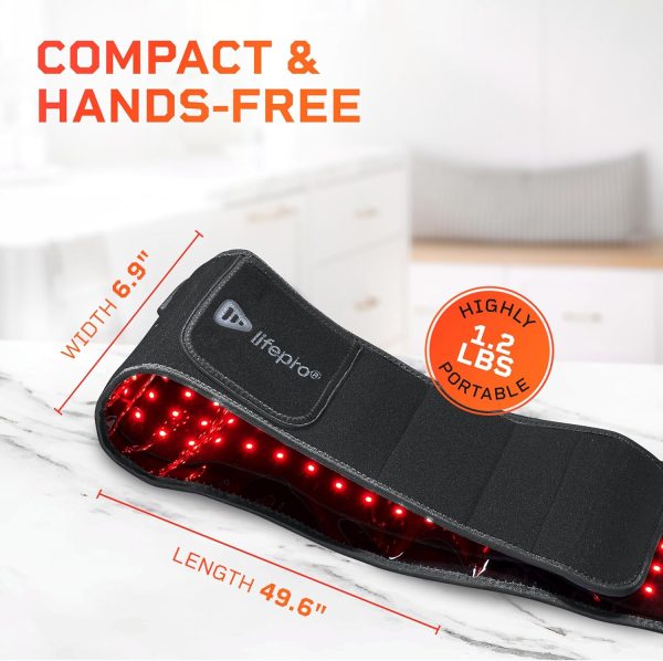 Lifepro Red Light Therapy Belt - Near Infrared Light Therapy & Red Light - Image 6