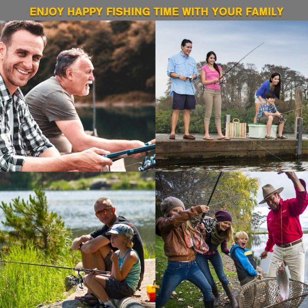 Fishing Rod Kit, Carbon Fiber Telescopic Fishing Pole and Reel Combo with - Image 6