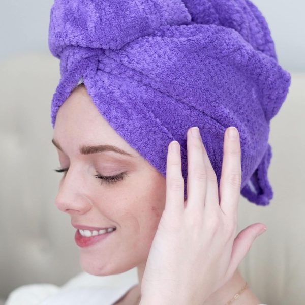 Leporem 3 Pack Extra Large (30 inch X 11 inch) Microfiber Towel for Hair - - Image 9