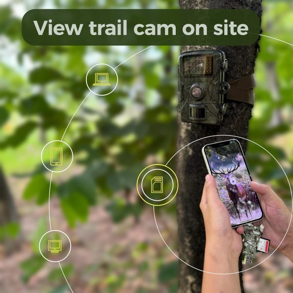 Kisumi Trail Camera Viewer, Game Camera SD Card Viewer for Hunters to View - Image 2