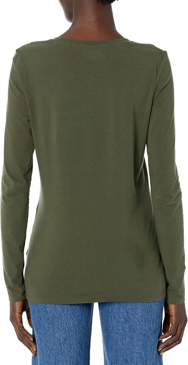 Amazon Essentials Women's Classic-Fit Long-Sleeve Crewneck T-Shirt - Image 3