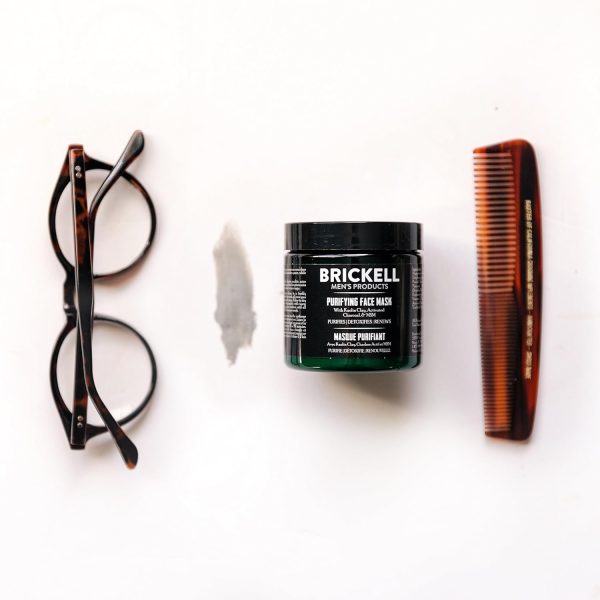 Brickell Men's Purifying Charcoal Face Mask Skin Care Product, Natural and - Image 8