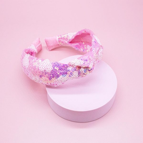 FROG SAC Heart Headband for Girls - Knotted Valentines Day Head Bands for - Image 5