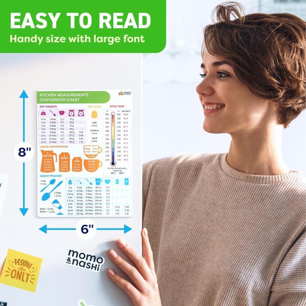 Kitchen Conversion Chart Magnet - Measurements Conversion Chart - Baking - Image 5