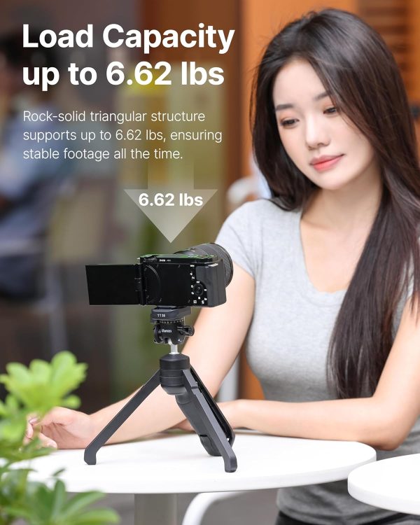 ULANZI TT38 Mini Tripod for Camera, One-Click Open Tabletop Camera Tripod - Image 6